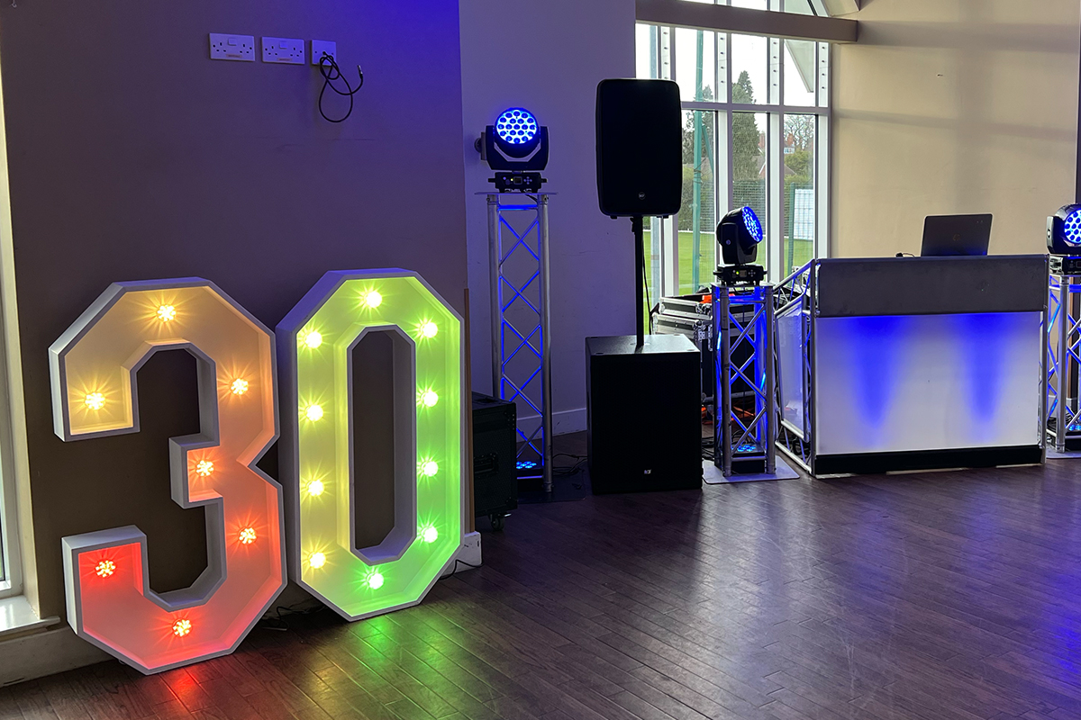30 Light Up Numbers