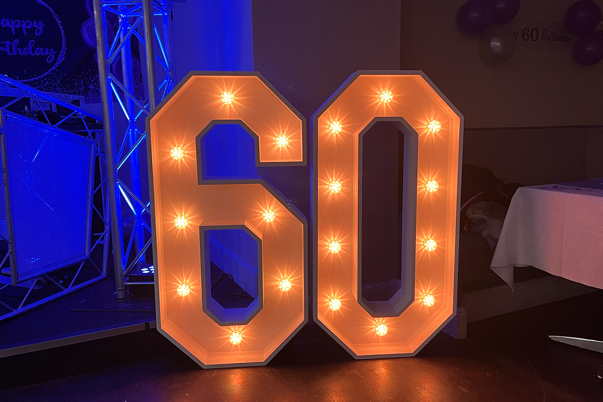 60th Party Numbers