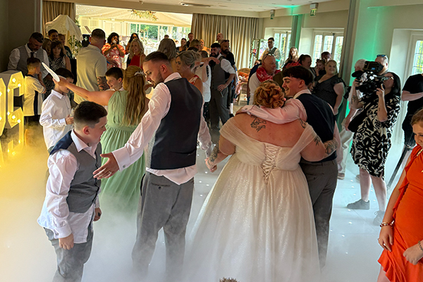 Solihull Wedding DJ setup